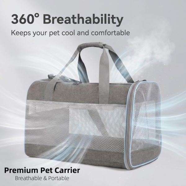 02 Portable Pet Carrier Bag with Shoulder Strap