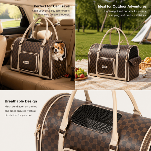 WXPT003(7) Portable Pet Carrier Bag for Small Dogs & Cats