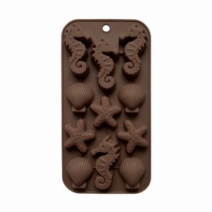 Silicone Chocolate Mold-Marine Animals(Seahorses / Shells / Starfish)