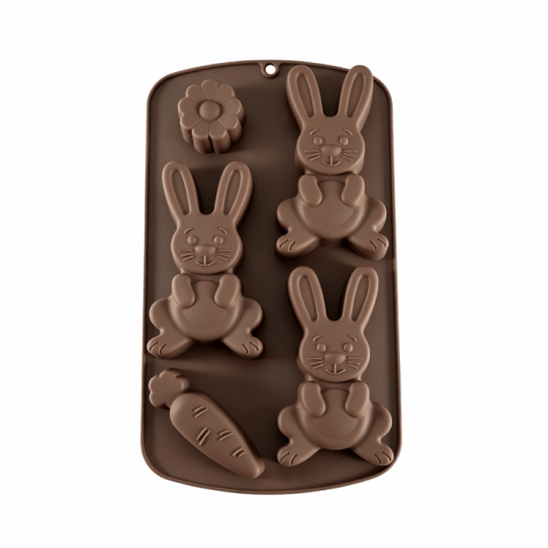 3-Cavity Bunny Silicone Mold
